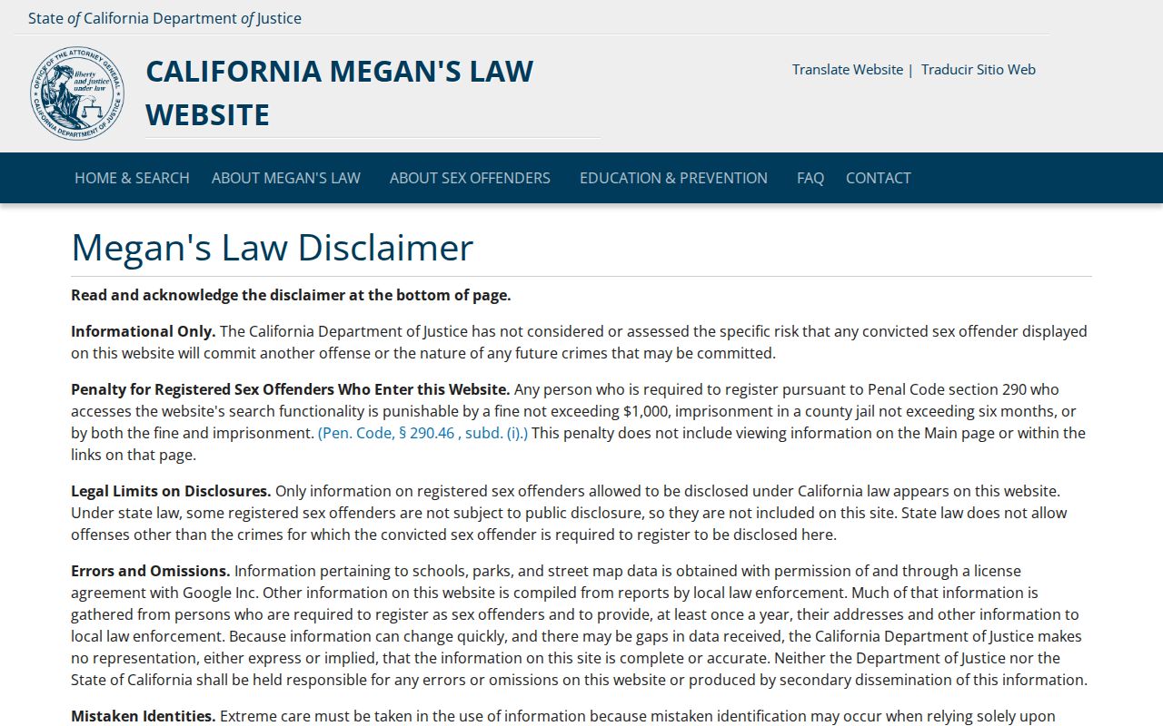 Placer County neighbors California registry lookup