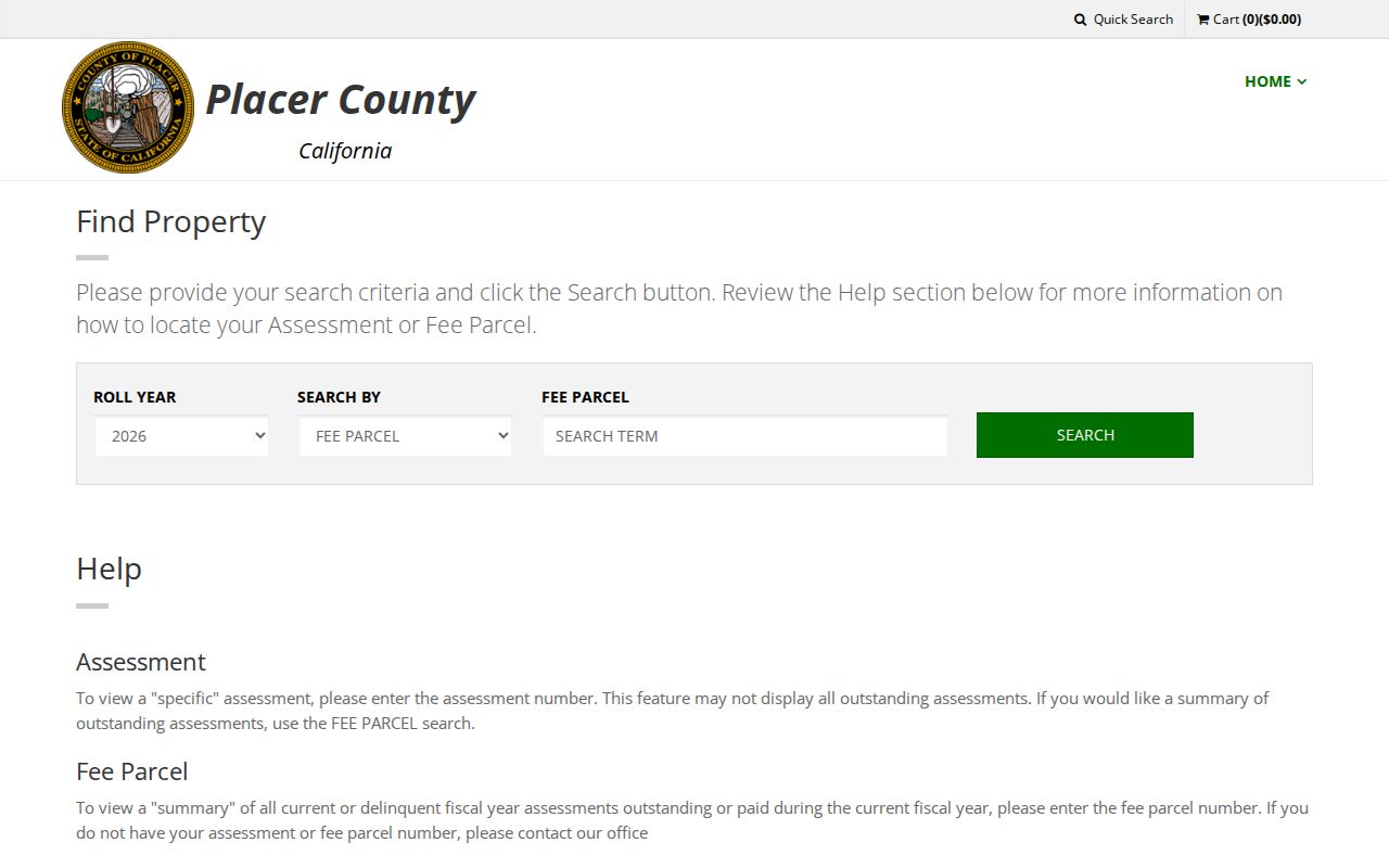 Placer County residents directory property tax search
