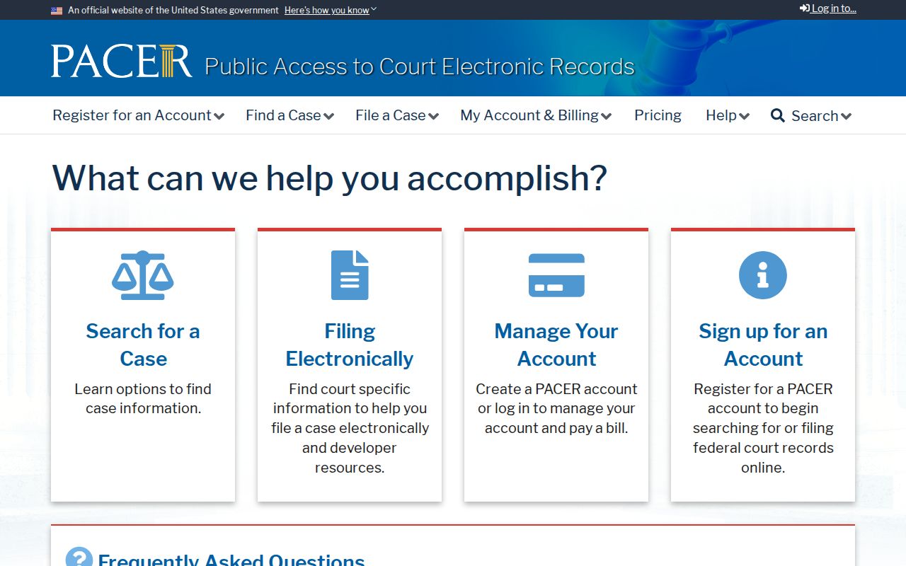 Placer County resident lookup federal court search
